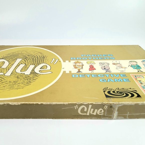 1963 - Clue Board Game - Parker Brothers- Detective Game - Picture 2 of 9